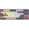 Клавиатура A4Tech WS87 механическая серый/красный USB беспроводная BT/Radio for gamer LED