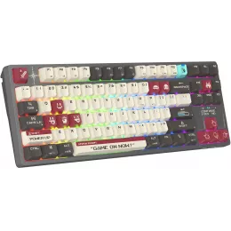 Клавиатура A4Tech WS87 механическая серый/красный USB беспроводная BT/Radio for gamer LED