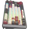 Клавиатура A4Tech WS87 механическая серый/красный USB беспроводная BT/Radio for gamer LED