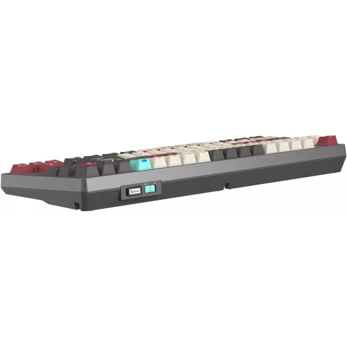 Клавиатура A4Tech WS87 механическая серый/красный USB беспроводная BT/Radio for gamer LED