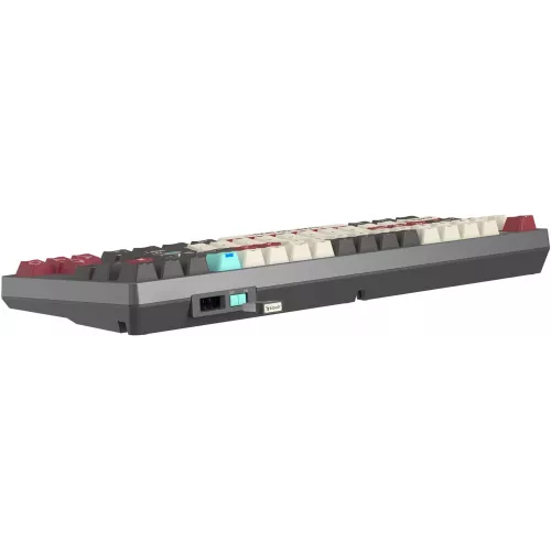 Клавиатура A4Tech WS87 механическая серый/красный USB беспроводная BT/Radio for gamer LED