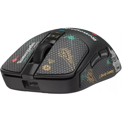 Мышь A4Tech Bloody R72 Ultra Duo Renegade черный оптическая 20000dpi беспров. USB/USB-C 7but
