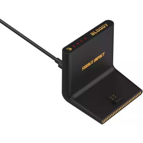 Мышь A4Tech Bloody R72 Ultra Duo Renegade черный оптическая 20000dpi беспров. USB/USB-C 7but