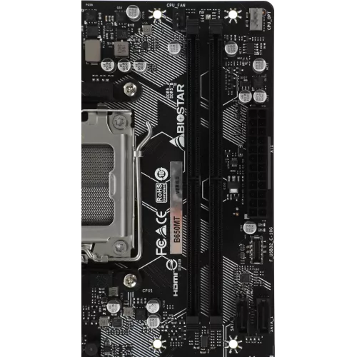 Материнская плата Biostar B650MT Socket AM5 AMD B650 2xDDR5 mATX AC`97 8ch(7.1) GbLAN RAID+HDMI+DP