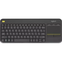Клавиатура Logitech K400 Plus черный USB беспроводная Multimedia (920-007173)