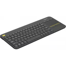 Клавиатура Logitech K400 Plus черный USB беспроводная Multimedia (920-007173)