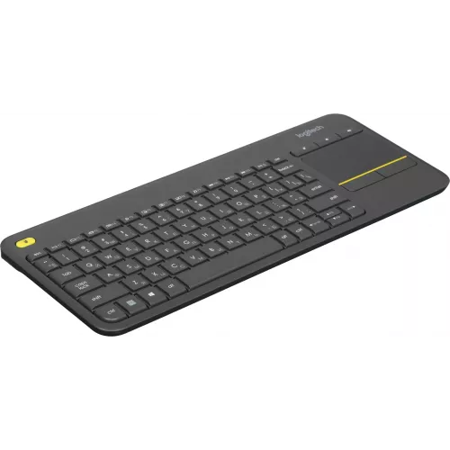 Клавиатура Logitech K400 Plus черный USB беспроводная Multimedia (920-007173)