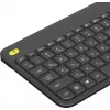 Клавиатура Logitech K400 Plus черный USB беспроводная Multimedia (920-007173)