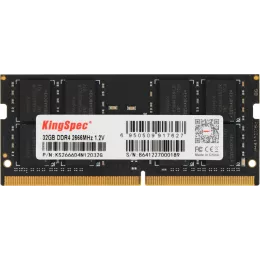 Память DDR4 32GB 2666MHz Kingspec KS2666D4N12032G RTL PC4-21300 CL17 SO-DIMM 260-pin 1.2В single rank Ret