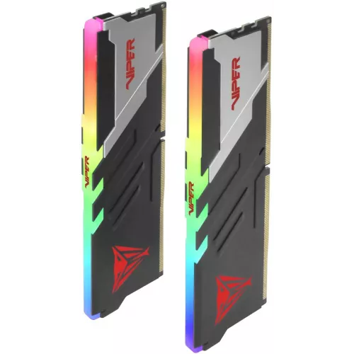 Память DDR5 2x16GB 6000MHz Patriot PVVR532G600C30K Viper Venom RGB RTL Gaming PC5-48000 CL30 DIMM 288-pin 1.35В kit с радиатором Ret