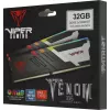 Память DDR5 2x16GB 6000MHz Patriot PVVR532G600C30K Viper Venom RGB RTL Gaming PC5-48000 CL30 DIMM 288-pin 1.35В kit с радиатором Ret