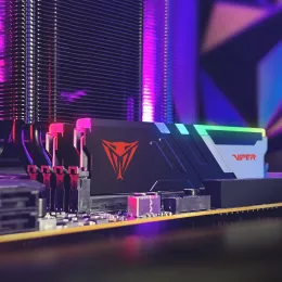 Память DDR5 2x16GB 6000MHz Patriot PVVR532G600C30K Viper Venom RGB RTL Gaming PC5-48000 CL30 DIMM 288-pin 1.35В kit с радиатором Ret