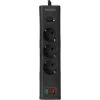 Сетевой фильтр Philips CHP4336BA/51 2м (3 розетки) черный (коробка)