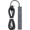 Сетевой фильтр Powercom SP-01 USB2A1CW 3,0М 3.0м (4 розетки) белый/серый (коробка)