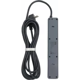 Сетевой фильтр Powercom SP-01 USB2A1CW 3,0М 3.0м (4 розетки) белый/серый (коробка)
