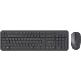 Клавиатура + мышь Оклик S277W клав:серый мышь:серый USB беспроводная Multimedia (2066173)