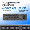 Клавиатура + мышь Оклик S277W клав:серый мышь:серый USB беспроводная Multimedia (2066173)