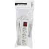 Сетевой удлинитель IEK У03В 5м (3 розетки) белый (пакет ПЭ)