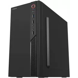 Корпус Digma DCC-MN306 черный без БП mATX 1x80mm 1x92mm 2x120mm 2xUSB2.0 1xUSB3.0 audio