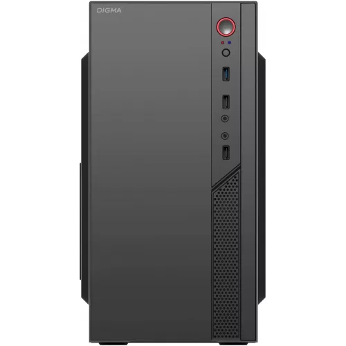 Корпус Digma DCC-MN306 черный без БП mATX 1x80mm 1x92mm 2x120mm 2xUSB2.0 1xUSB3.0 audio
