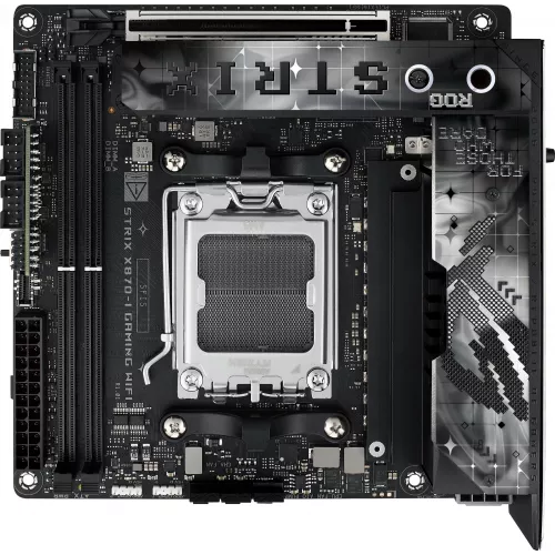 Материнская плата Asus ROG STRIX X870-I GAMING WIFI Socket AM5 AMD X870 2xDDR5 mini-ITX AC`97 8ch(7.1) 2.5Gg RAID+HDMI