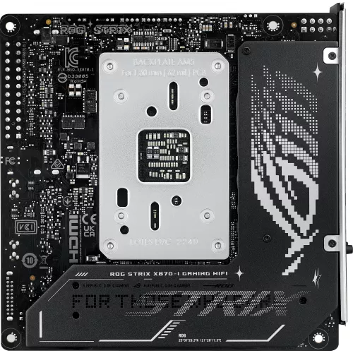 Материнская плата Asus ROG STRIX X870-I GAMING WIFI Socket AM5 AMD X870 2xDDR5 mini-ITX AC`97 8ch(7.1) 2.5Gg RAID+HDMI