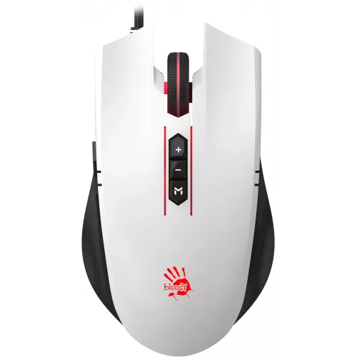 Мышь A4Tech Bloody ES7 белый оптическая 6000dpi USB 8but (ES7 PANDA WHITE)