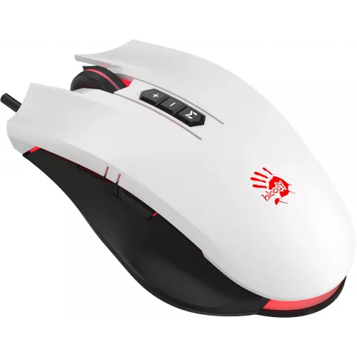 Мышь A4Tech Bloody ES7 белый оптическая 6000dpi USB 8but (ES7 PANDA WHITE)
