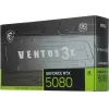 Видеокарта MSI PCI-E 5.0 RTX 5080 16G VENTUS 3X OC NVIDIA GeForce RTX 5080 16Gb 256bit GDDR7 2640/30000 HDMIx1 DPx3 HDCP Ret