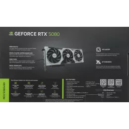 Видеокарта MSI PCI-E 5.0 RTX 5080 16G VENTUS 3X OC NVIDIA GeForce RTX 5080 16Gb 256bit GDDR7 2640/30000 HDMIx1 DPx3 HDCP Ret