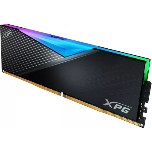 Память DDR5 2x32GB 6400MHz A-Data AX5U6400C3232G-DCLARBK XPG Lancer RGB RTL Gaming PC5-51200 CL32 DIMM 288-pin 1.35В kit dual rank с радиатором Ret