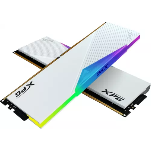 Память DDR5 2x16GB 6000MHz A-Data AX5U6000C3016G-DCLARWH XPG Lancer RGB RTL Gaming PC5-48000 CL30 DIMM 288-pin 1.35В kit single rank с радиатором Ret