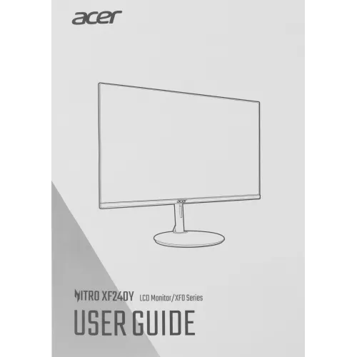 Монитор Acer 23.8" XF240YM3biiph черный IPS LED 1ms 16:9 HDMI матовая HAS 1000:1 250cd 178гр/178гр 1920x1080 180Hz FreeSync Premium DP FHD 3.5кг