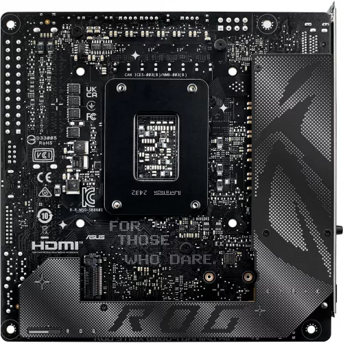 Материнская плата Asus ROG STRIX B860-I GAMING WIFI Soc-1851 Intel B860 2xDDR5 mini-ITX AC`97 8ch(7.1) 2.5Gg RAID+HDMI+DP