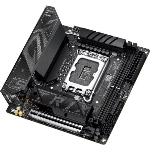 Материнская плата Asus ROG STRIX B860-I GAMING WIFI Soc-1851 Intel B860 2xDDR5 mini-ITX AC`97 8ch(7.1) 2.5Gg RAID+HDMI+DP