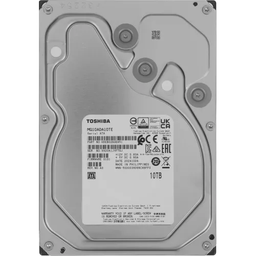 Жесткий диск Toshiba SATA-III 10TB MG10ADA10TE Server Enterprise Capacity 512E (7200rpm) 512Mb 3.5"