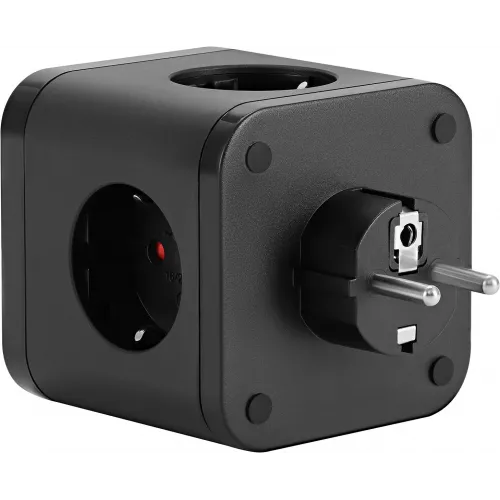 Сетевой разветвитель Buro BU-PW3UC-Plus-B (3 розетки) черный (коробка)