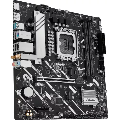 Материнская плата Asus PRIME H810M-A WIFI Soc-1851 Intel H810 2xDDR5 mATX AC`97 8ch(7.1) GbLAN RAID+HDMI+DP