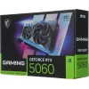 Видеокарта MSI PCI-E 5.0 RTX 5060 8G GAMING OC NVIDIA GeForce RTX 5060 8Gb 128bit GDDR7 2640/28000 HDMIx1 DPx3 HDCP Ret