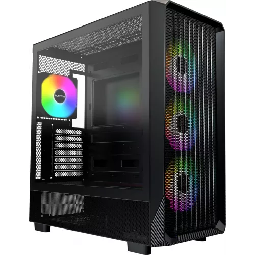 Корпус Montech X5 черный без БП ATX 8x120mm 2x140mm 1xUSB2.0 1xUSB3.0 audio bott PSU
