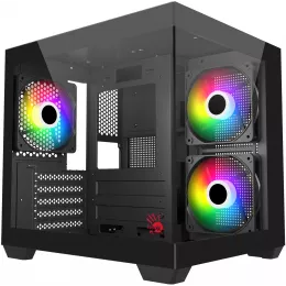 Корпус Bloody CC-121 черный без БП mATX 7x120mm 1xUSB2.0 1xUSB3.0 audio