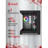 Корпус Bloody CC-121 черный без БП mATX 7x120mm 1xUSB2.0 1xUSB3.0 audio