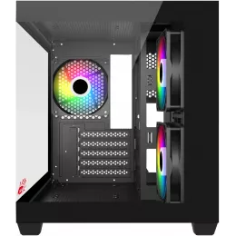 Корпус Bloody CC-121 черный без БП mATX 7x120mm 1xUSB2.0 1xUSB3.0 audio