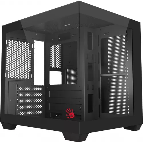 Корпус Bloody CC-121 черный без БП mATX 7x120mm 1xUSB2.0 1xUSB3.0 audio