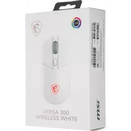 Мышь MSI VERSA 300 W MS-8ZBD белый оптическая 8000dpi беспров. BT/Radio USB 5but (S12-4301440-CLA)