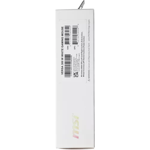 Мышь MSI VERSA 300 W MS-8ZBD белый оптическая 8000dpi беспров. BT/Radio USB 5but (S12-4301440-CLA)