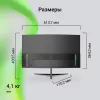 Монитор Digma 27" Overdrive 27A511F черный VA LED 1ms 16:9 HDMI матовая 250cd 178гр/178гр 1920x1080 200Hz FreeSync DP FHD 4.3кг