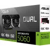 Видеокарта Asus PCI-E 5.0 DUAL-RTX5060-O8G NVIDIA GeForce RTX 5060 8Gb 128bit GDDR7 2535/28000 HDMIx1 DPx3 HDCP Ret