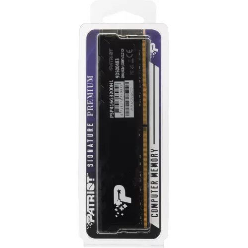 Память DDR4 16GB 3200MHz Patriot PSP416G3200H1 Signature Premium RTL PC4-25600 CL22 DIMM 288-pin 1.2В dual rank с радиатором Ret
