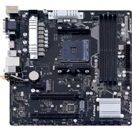 Материнская плата Biostar B550MX/E PRO Soc-AM4 AMD B550 4xDDR4 mATX AC`97 8ch(7.1) GbLAN RAID+VGA+DVI+HDMI